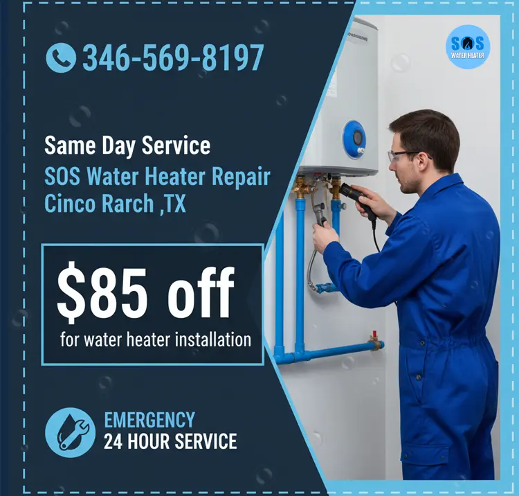 SOS Water Heater Cinco Ranch offer